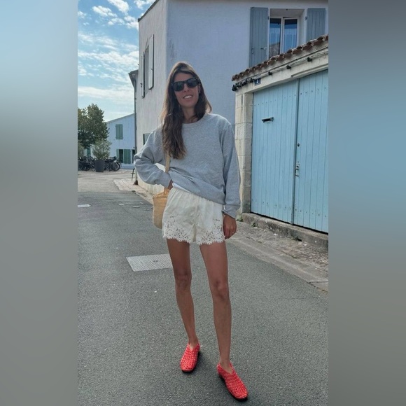 Women’s Red Jelly Mesh Flat Shoes Size 8 - Picture 7 of 15